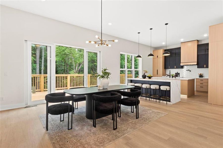 Furnished interior view inside a new home in , Fairburn (Image 5).