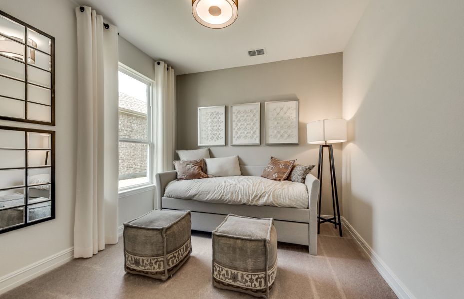 Secondary bedroom with large window