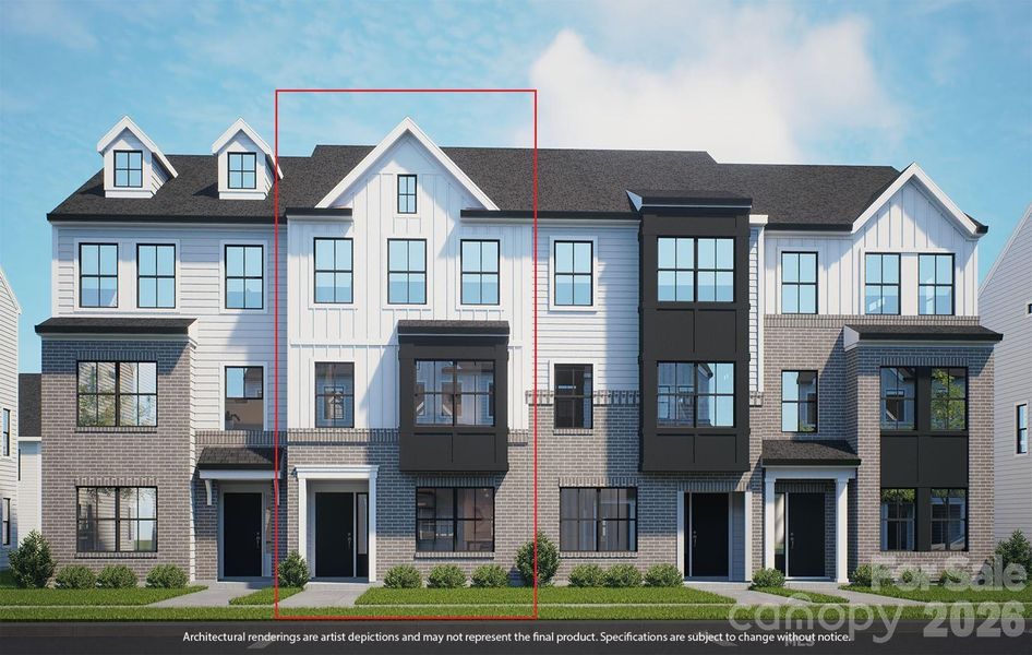 Rendering for units 8-11. Representative photographs only. Color and material may change. Rendering for units 8-11. Representative photographs only. Color and material may change.