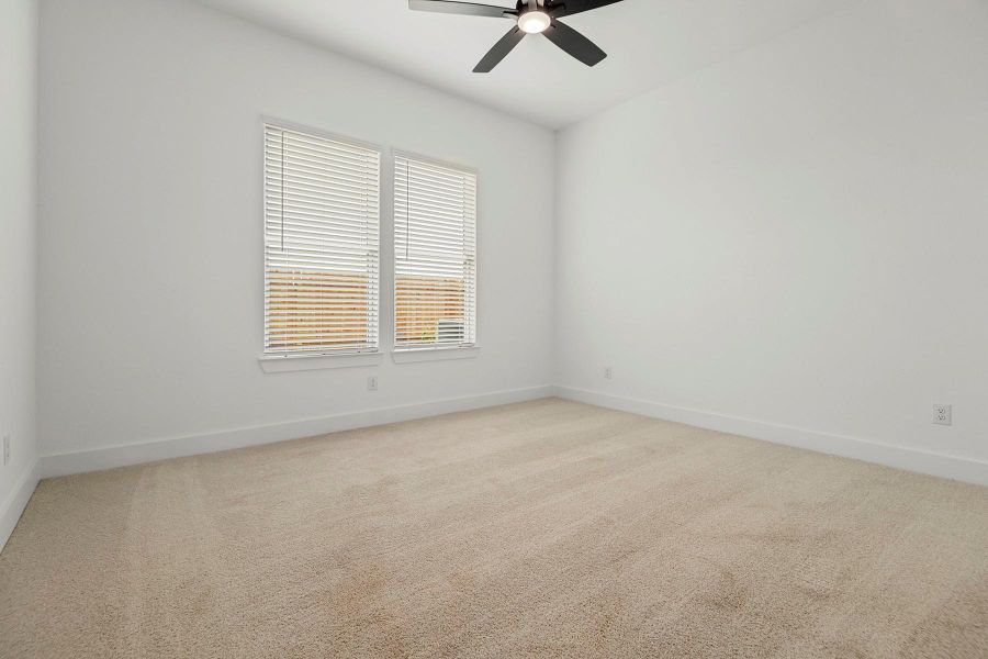 Spacious, unfurnished interior of a new home in Hallimore Ranch, Rosenberg (Image 18). Spacious, unfurnished interior of a new home in Hallimore Ranch, Rosenberg (Image 18).