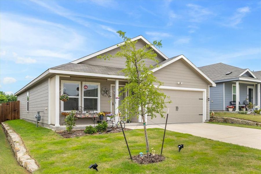 Front exterior of a new home in Eastland, Crandall, TX, highlighting curb appeal (Image 22).
