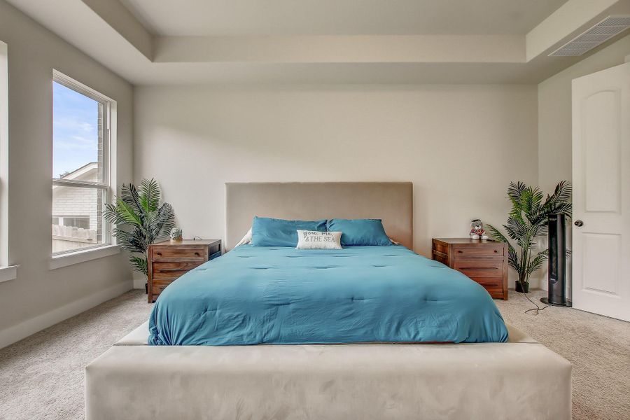 Furnished interior view inside a new home in , San Marcos (Image 15).
