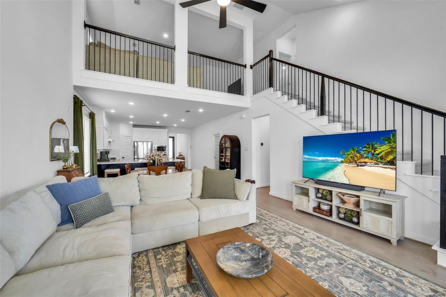 Furnished interior view inside a new home in Elyson 45' & 70', Cypress (Image 18).