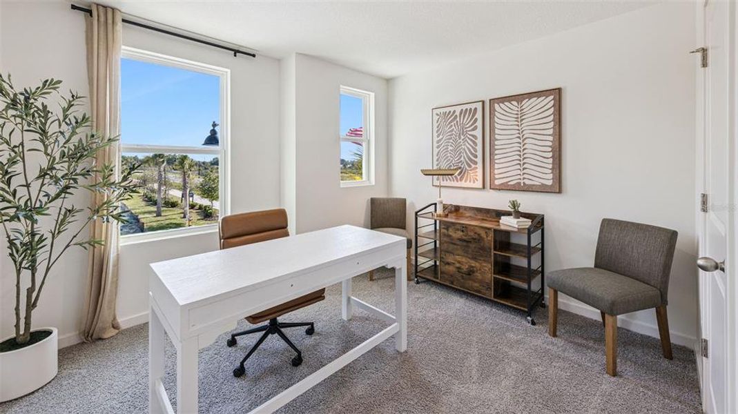 Furnished interior view inside a new home in , Osteen (Image 13).