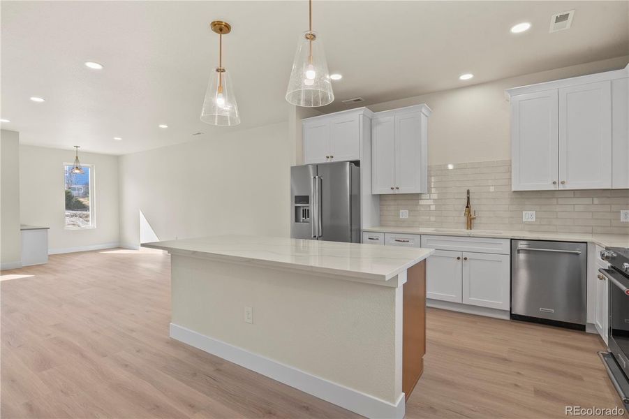 Furnished interior view inside a new home in , Colorado Springs (Image 13).