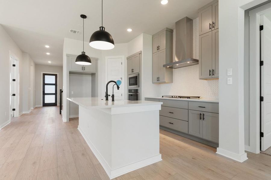 Furnished interior view inside a new home in Lagos Reserve, Manor (Image 9). Furnished interior view inside a new home in Lagos Reserve, Manor (Image 9).