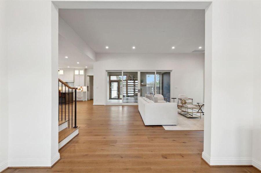 Furnished interior view inside a new home in , Dallas (Image 6).