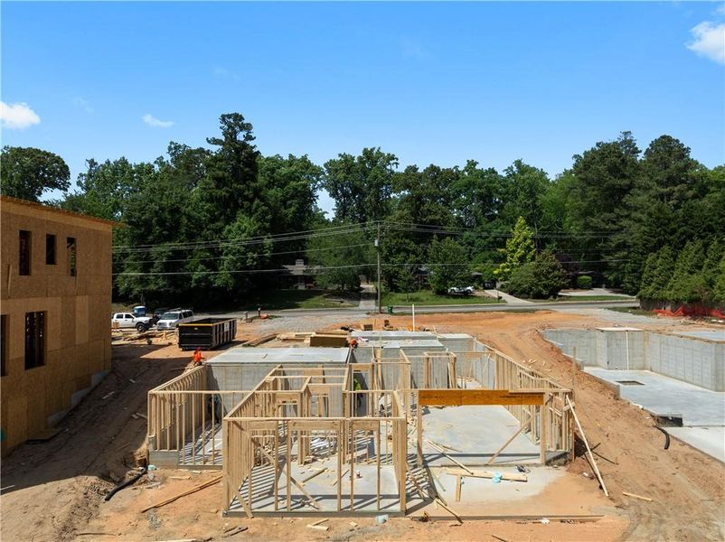 In-progress construction of a new home in , Atlanta, GA (Image 7).