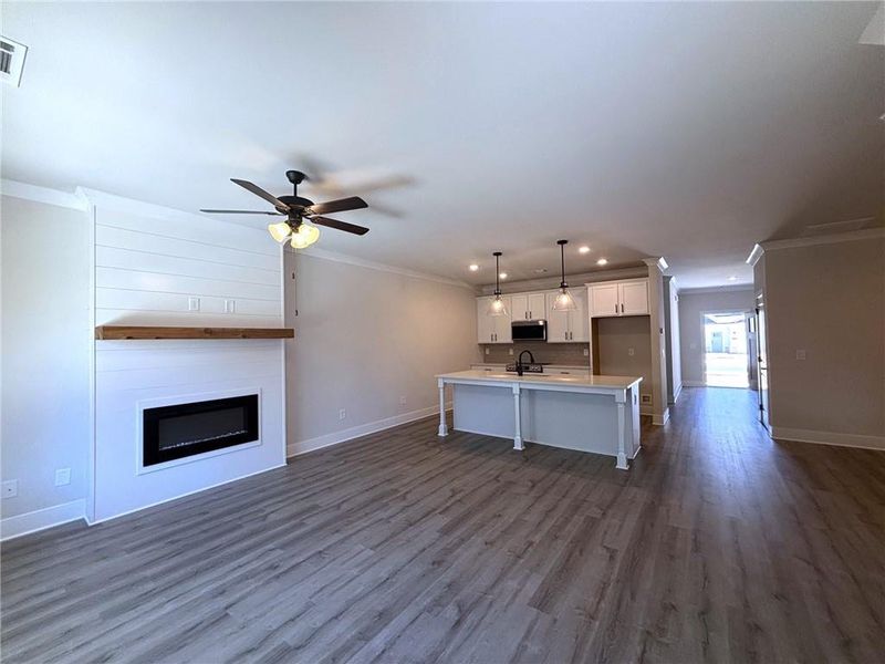 Furnished interior view inside a new home in , Cleveland (Image 6).