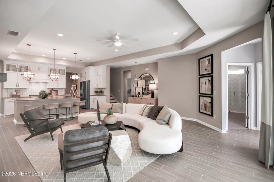 Furnished interior view inside a new home in , Green Cove Springs (Image 26). Furnished interior view inside a new home in , Green Cove Springs (Image 26).