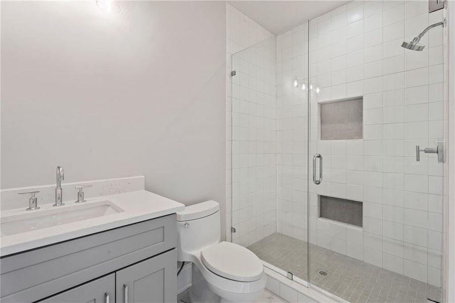 Furnished interior view inside a new home in , Milton (Image 33).