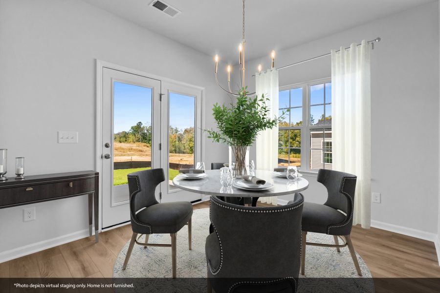 Furnished interior view inside a new home in Fieldstone, Lexington (Image 7).