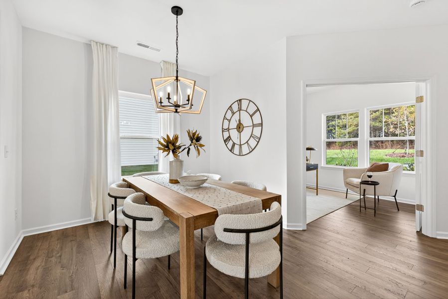 Furnished interior view inside a new home in Edgewater - Lakeview Point, Lancaster (Image 11). Furnished interior view inside a new home in Edgewater - Lakeview Point, Lancaster (Image 11).