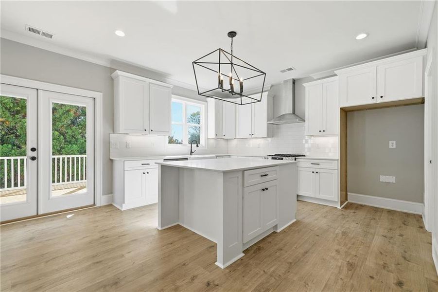 Furnished interior view inside a new home in , Calhoun (Image 9).