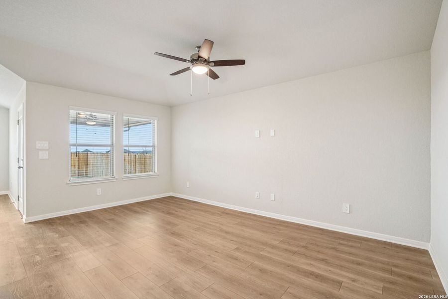 Spacious, unfurnished interior of a new home in Legendary Trails - Premier Series, Cibolo (Image 22).