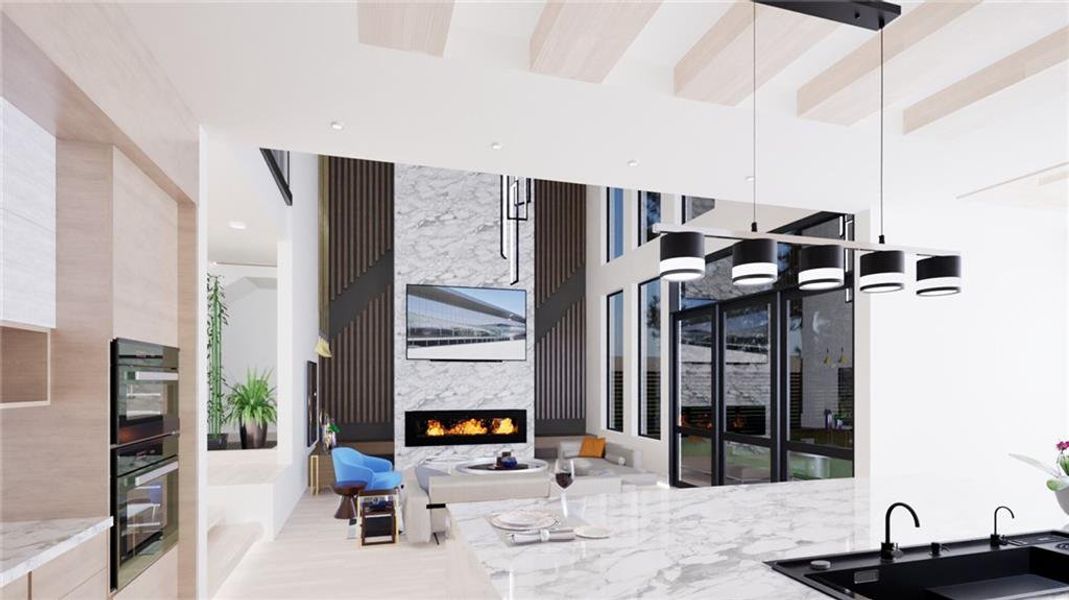 Exterior details and patio area of a home in , Atlanta (Image 32). Exterior details and patio area of a home in , Atlanta (Image 32).