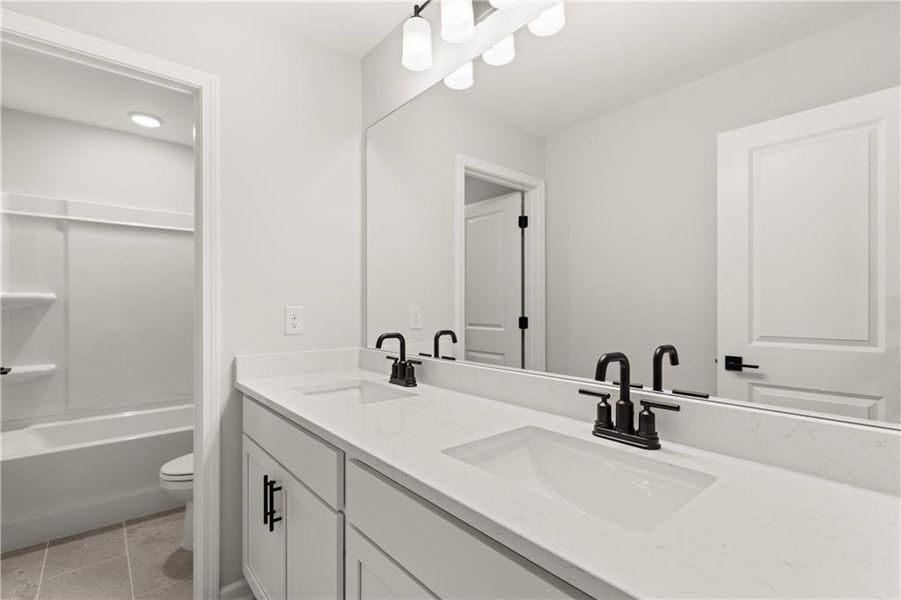 Furnished interior view inside a new home in Cedar Farms, Winder (Image 11).