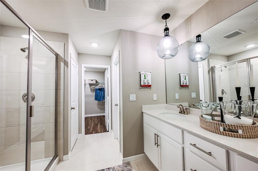 Furnished interior view inside a new home in Towns at Riverwalk: Lake Monroe TH, Sanford (Image 11). Furnished interior view inside a new home in Towns at Riverwalk: Lake Monroe TH, Sanford (Image 11).