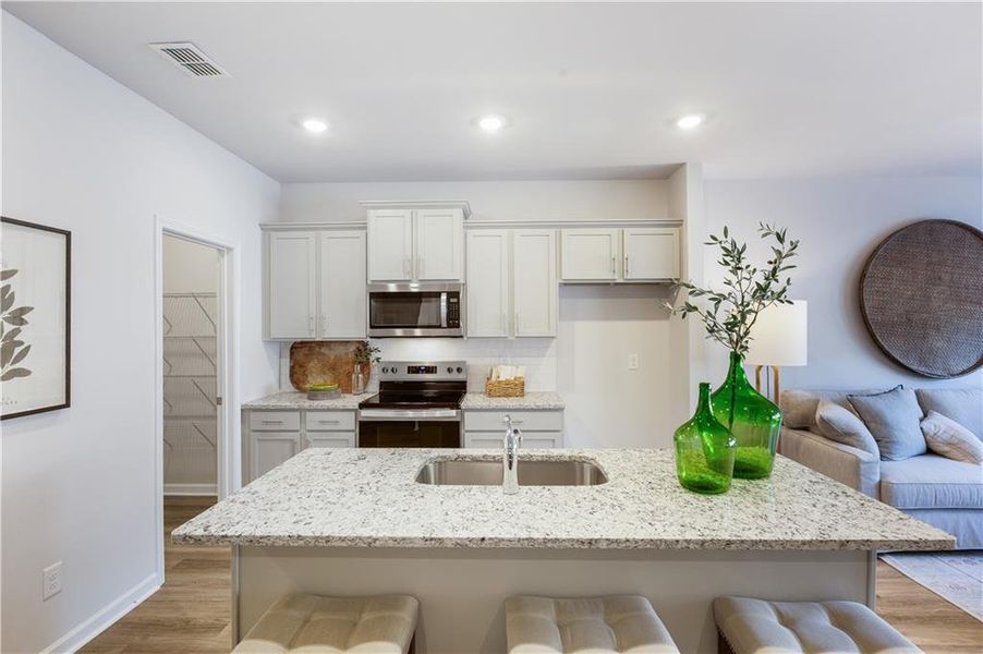 Furnished interior view inside a new home in , Conyers (Image 32).