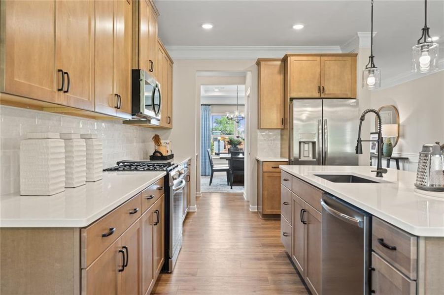 Furnished interior view inside a new home in Sagebrook, Powder Springs (Image 30).