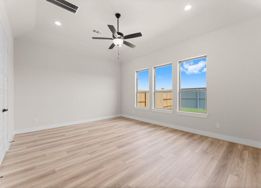 Primary Bedroom with LVP Flooring, Primary Bedroom with LVP Flooring,