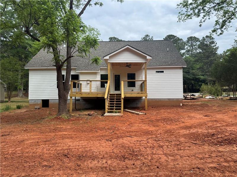 In-progress construction of a new home in , Jefferson, GA (Image 25).