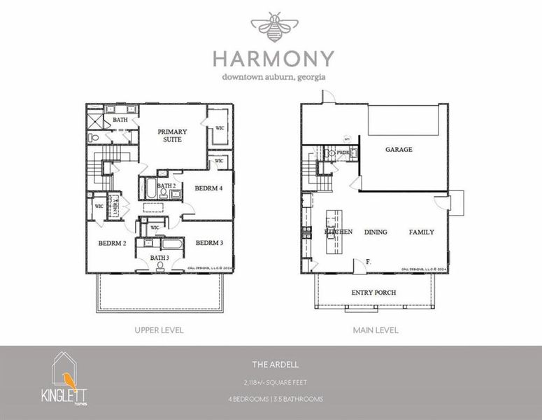2D floor plan layout of this home in Harmony, Auburn, GA (Image 5). 2D floor plan layout of this home in Harmony, Auburn, GA (Image 5).
