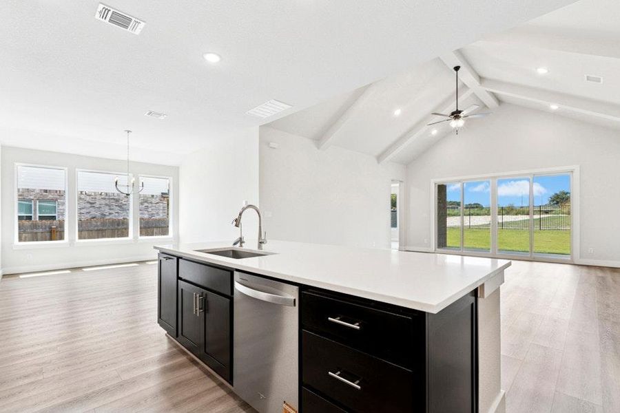 Furnished interior view inside a new home in University Heights, Round Rock (Image 7). Furnished interior view inside a new home in University Heights, Round Rock (Image 7).
