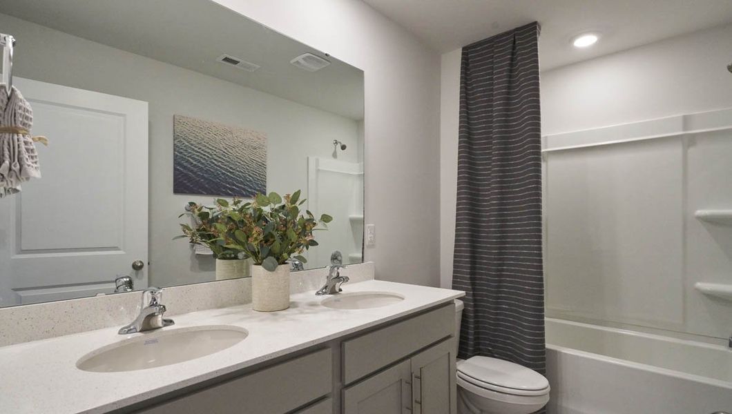 Representative furnished interior of a home built from the Penwell by D.R. Horton in Fishel Village, Winston-Salem (Image 32). Representative furnished interior of a home built from the Penwell by D.R. Horton in Fishel Village, Winston-Salem (Image 32).