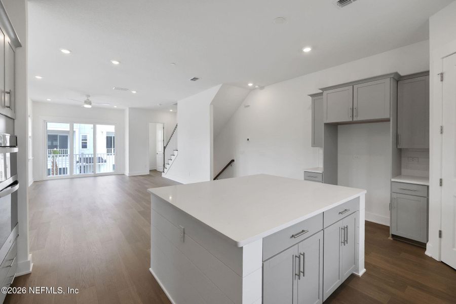 Furnished interior view inside a new home in North Beach Townhomes, Jacksonville Beach (Image 10).