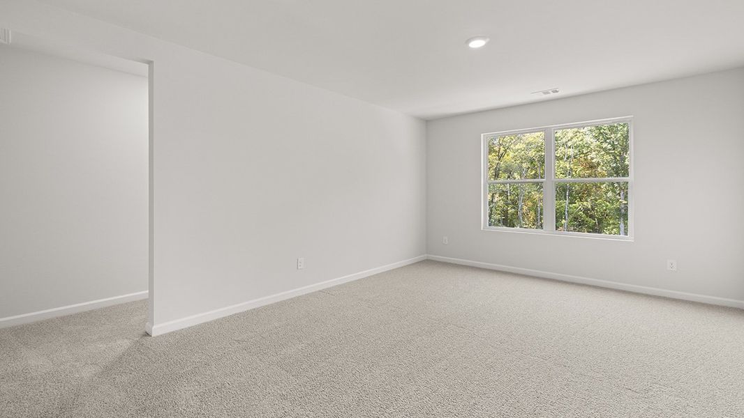 Representative unfurnished interior of a home built from the Halton by D.R. Horton in Parkside at Carter Grove, Cartersville (Image 27). Representative unfurnished interior of a home built from the Halton by D.R. Horton in Parkside at Carter Grove, Cartersville (Image 27).
