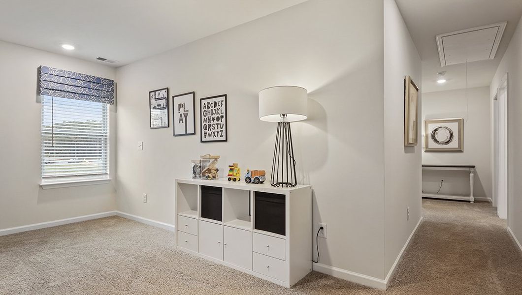 Representative furnished interior of a home built from the Robie by D.R. Horton in The Grove at Riley's Meadow, Haw River (Image 20).