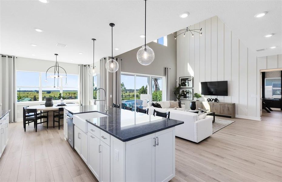 Furnished interior view inside a new home in Parkside Trails, Clermont (Image 46). Furnished interior view inside a new home in Parkside Trails, Clermont (Image 46).