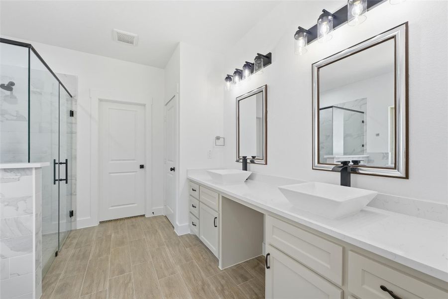 Furnished interior view inside a new home in , Huffman (Image 16).