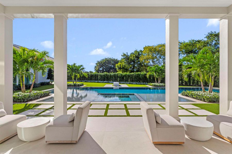 Exterior details and patio area of a home in , Wellington (Image 26).
