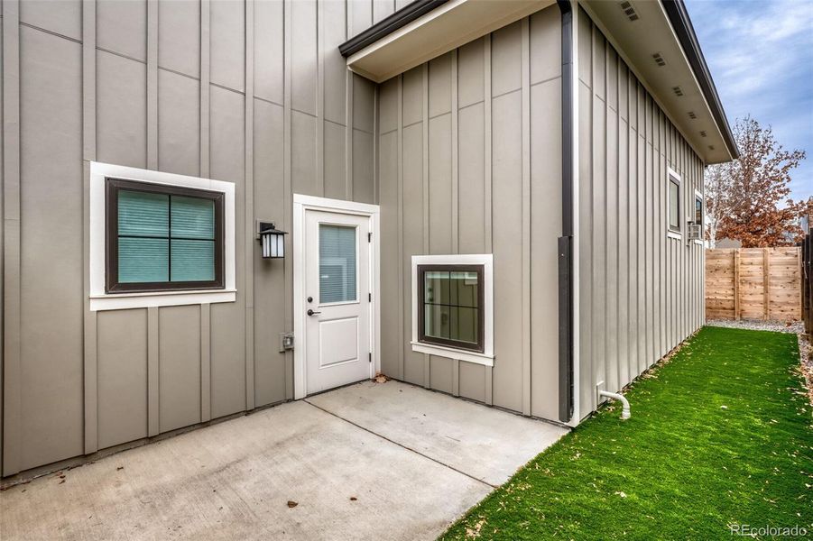 Exterior details and patio area of a home in , Denver (Image 2).