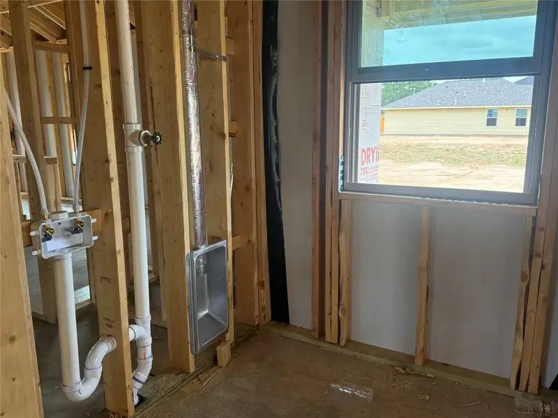 In-progress construction of a new home in Lexington Heights, Willis, TX (Image 3).