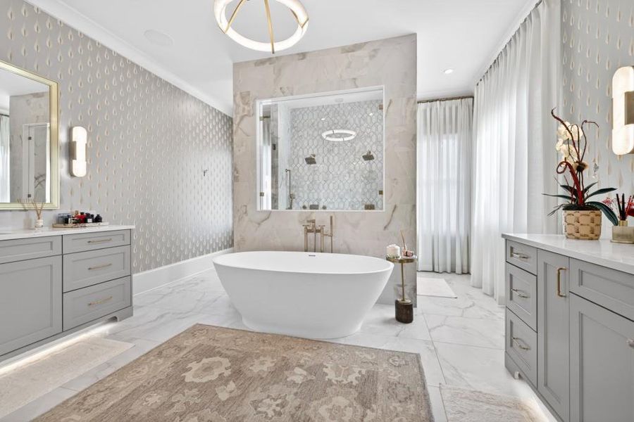 Furnished interior view inside a new home in , Braselton (Image 10).