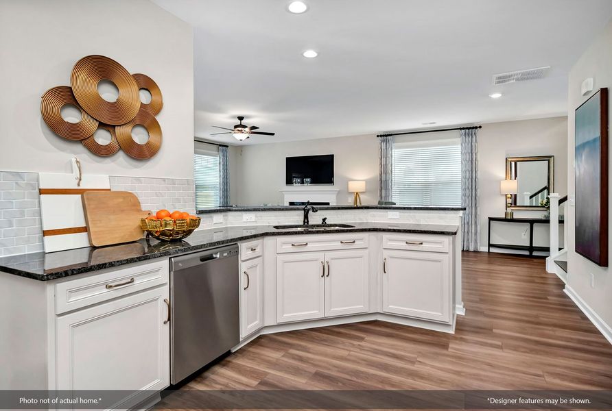 Furnished interior view inside a new home in Six Oaks, Summerville (Image 5). Furnished interior view inside a new home in Six Oaks, Summerville (Image 5).