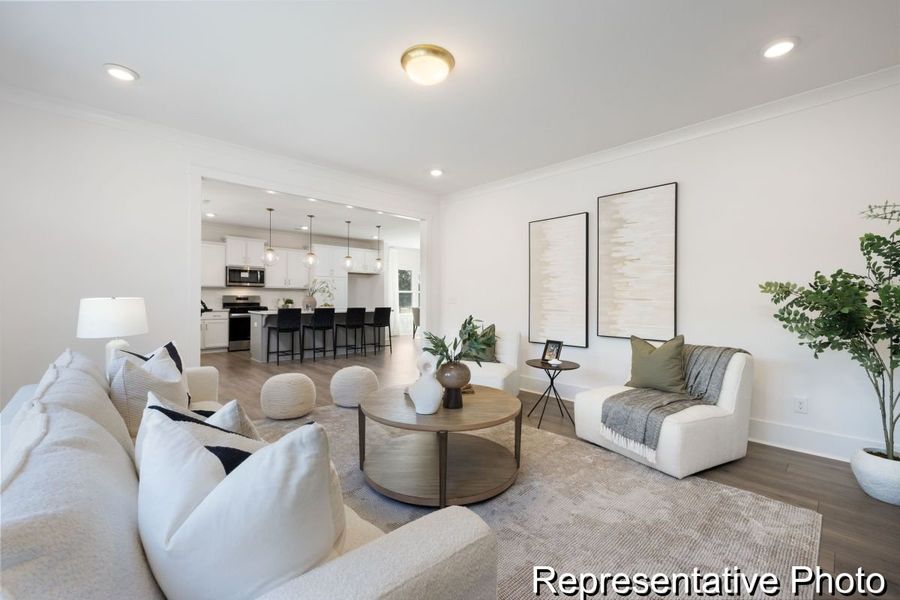 Furnished interior view inside a new home in Morrow Brook, Albemarle (Image 9).