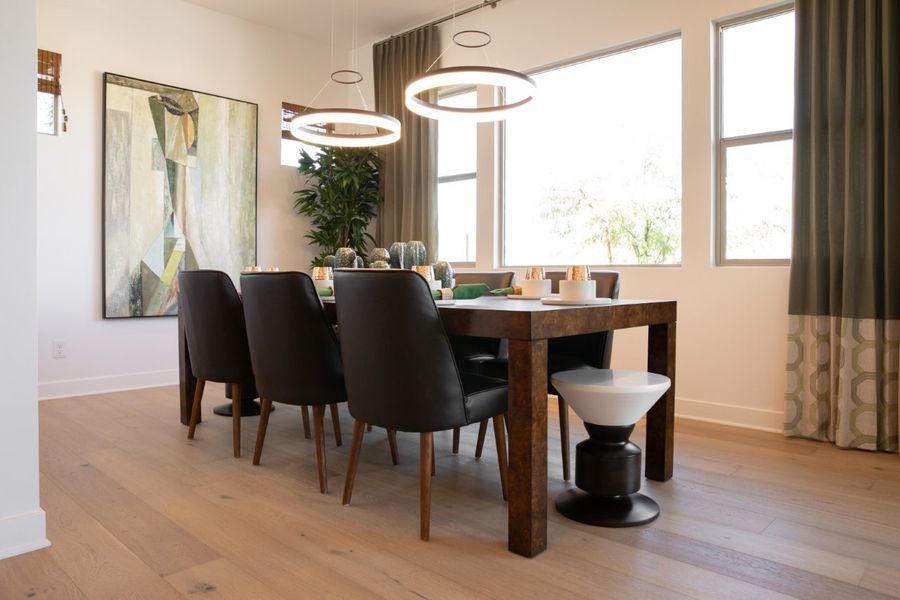 Furnished interior view inside a new home in Elegance at Eastmark, Mesa (Image 24).