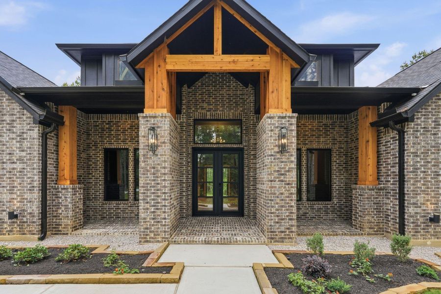 Exterior details and patio area of a home in , Montgomery (Image 29).