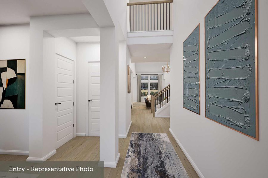 Furnished interior view inside a new home in Mantua Point Classics, Van Alstyne (Image 5).