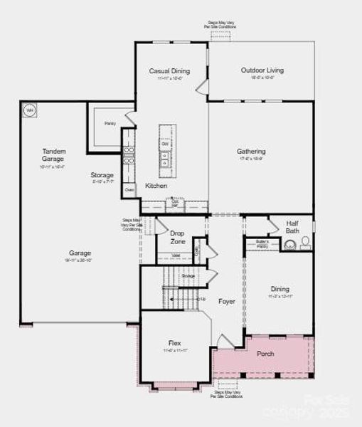 Additional Highlights Include: Gourmet kitchen, study in place of flex, casual dining extension, tray ceiling at primary suite, upstairs secondary suite, game room, covered patio, and metal roof.