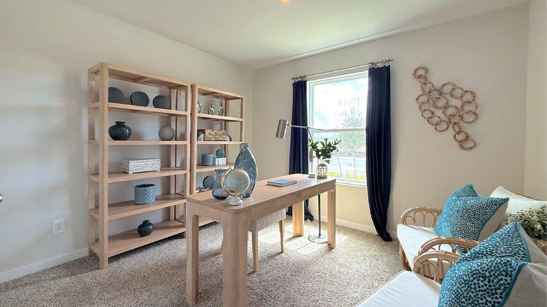 Furnished interior view inside a new home in Kokomo, Rockport (Image 8).