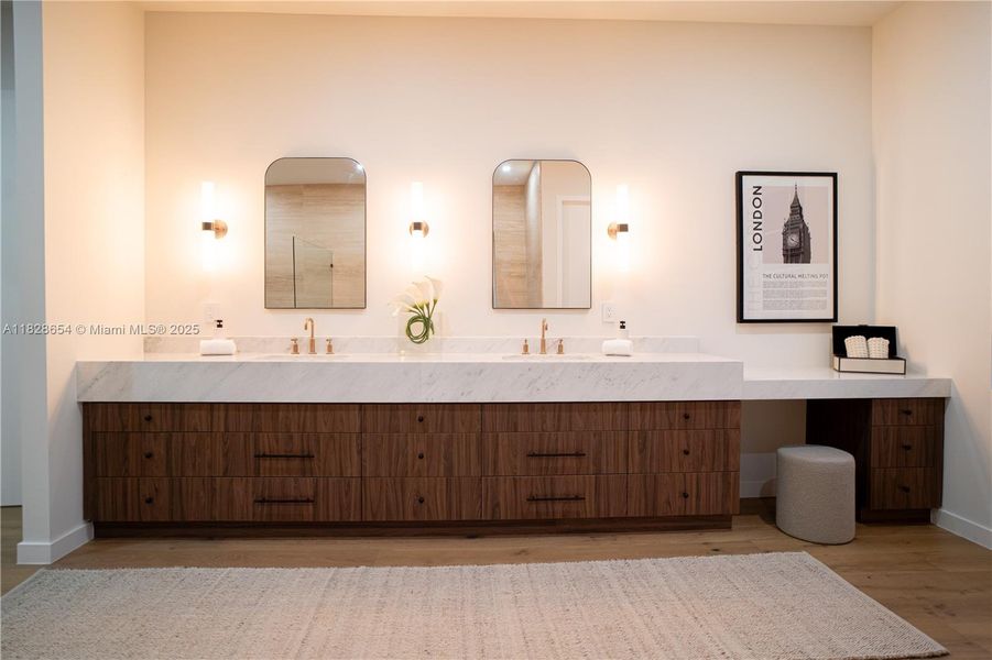 Furnished interior view inside a new home in , Miami (Image 8). Furnished interior view inside a new home in , Miami (Image 8).