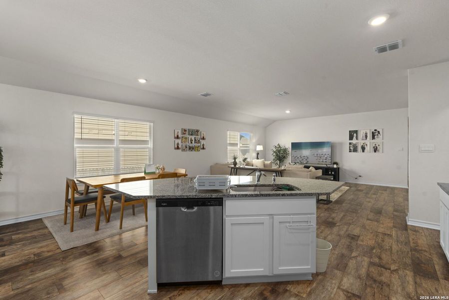 Furnished interior view inside a new home in The Canyons at Amhurst, San Antonio (Image 14).