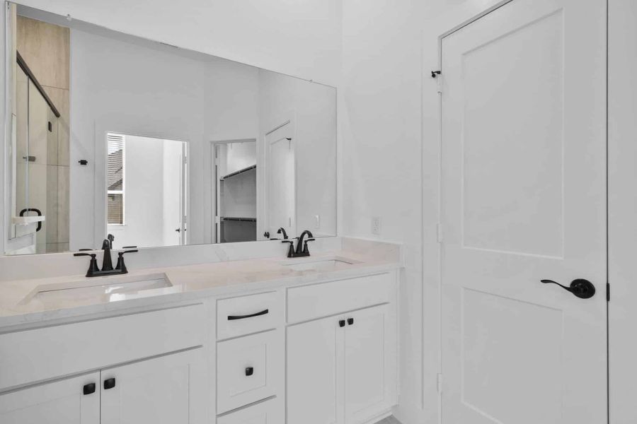 Furnished interior view inside a new home in Meridiana, Manvel (Image 8).