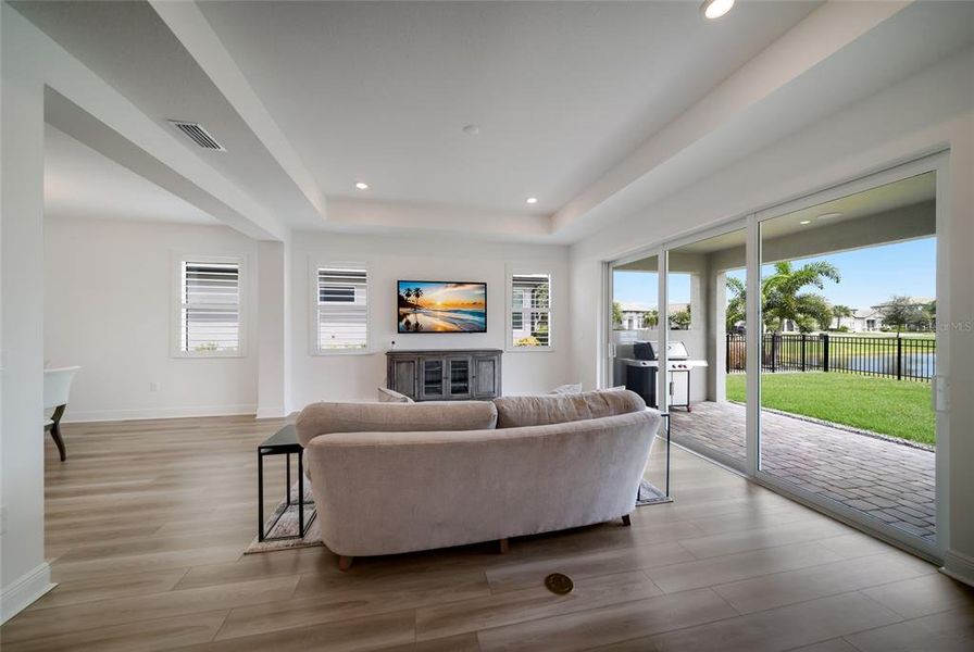 Furnished interior view inside a new home in Sweetwater at Lakewood Ranch, Bradenton (Image 42).