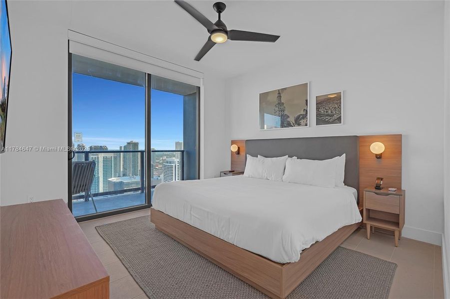 Furnished interior view inside a new home in , Miami (Image 10).